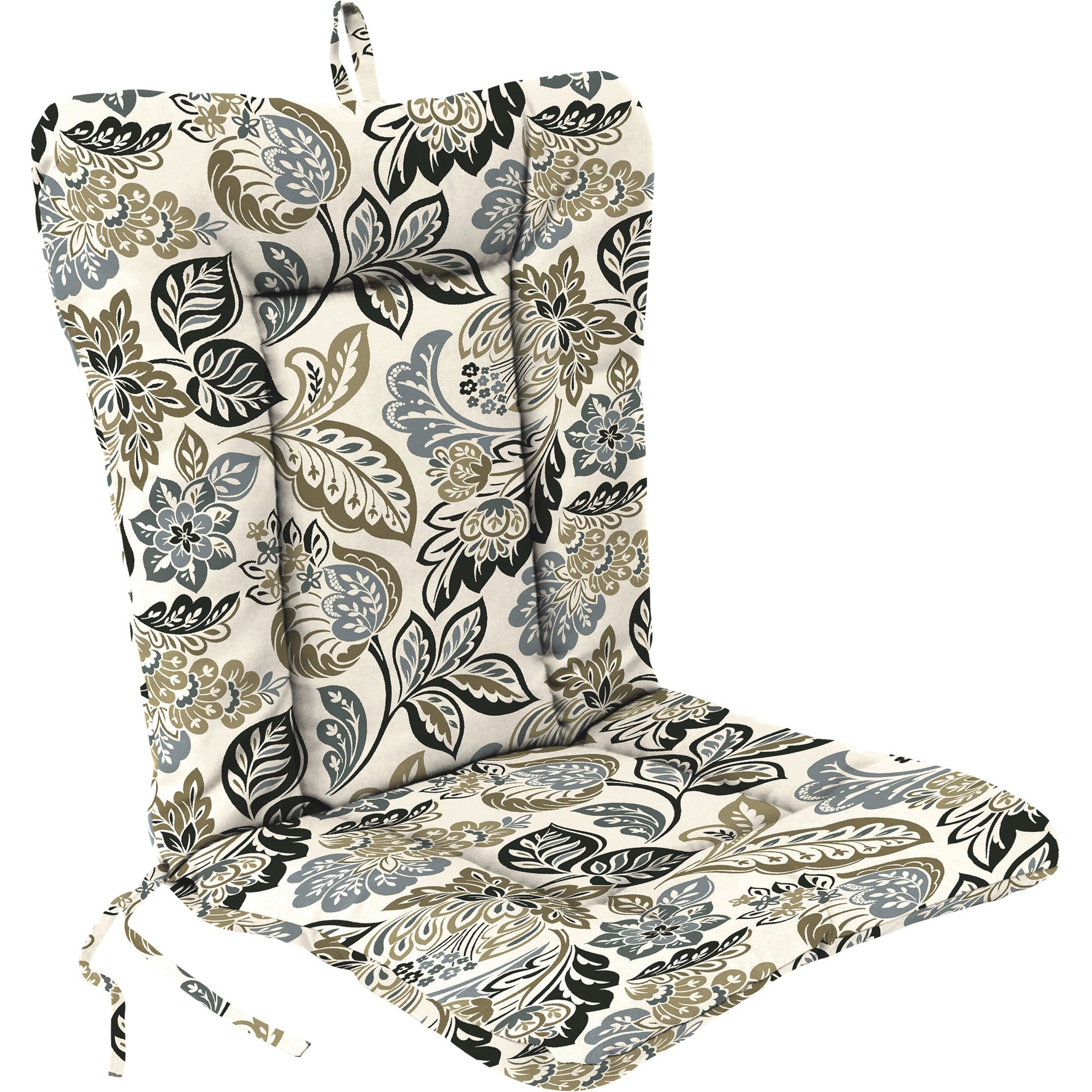 Jordan Manufacturing Euro-Style Chair Cushion, Spun Polyester
